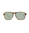 Мъжки слънчеви очила с рамка в кафяво и жълто-1 снимка