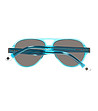 Мъжки слънчеви очила със светлосини рамки-1 снимка