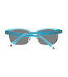 Мъжки слънчеви очила със синя полурамка-2 снимка