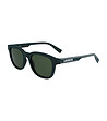 Мъжки слънчеви очила с тъмнозелени матирани рамки-0 снимка