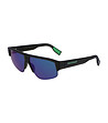 Черни мъжки слънчеви очила със сини лещи-0 снимка