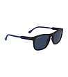 Мъжки слънчеви очила с черна рамка и сини дръжки-2 снимка