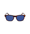 Мъжки слънчеви очила в кафява хавана и сини лещи-1 снимка