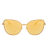 Дамски слънчеви очила с оранжеви лещи-1 снимка
