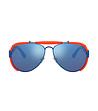 Unisex слънчеви очила в синьо и оранжево-1 снимка