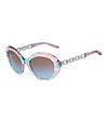 Дамски слънчеви очила с многоцветни рамки-0 снимка