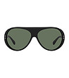 Мъжки слънчеви очила с черни рамки -1 снимка