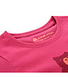 Детска тениска от органичен памук в розово Termeso-3 снимка