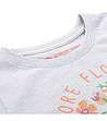 Памучна детска тениска в сив меланж Bigero-3 снимка