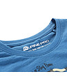 Памучна детска тениска в синьо Bigero-3 снимка