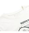 Бяла мъжка тениска от органичен памук Termes-3 снимка