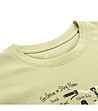 Мъжка тениска от органичен памук в цвят маслина Termes-3 снимка