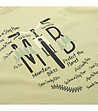 Мъжка тениска от органичен памук в цвят маслина Termes-4 снимка