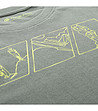 Памучна мъжка тениска в цвят каки Goraf-4 снимка