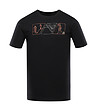 Памучна мъжка тениска в черно Goraf-0 снимка