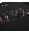 Памучна мъжка тениска в черно Goraf-4 снимка