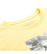 Светложълта мъжка памучна тениска Jurg-3 снимка