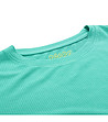 Дамска тениска с дълъг ръкав в зелен нюанс-4 снимка