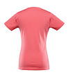 Дамска тениска в цвят корал Woolena-1 снимка