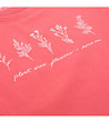 Памучна дамска тениска в цвят корал Norda-4 снимка