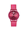 Розов дамски часовник с каишка-0 снимка