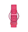 Розов дамски часовник с каишка-1 снимка