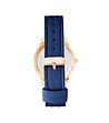 Дамски часовник в розовозлатисто и синьо-1 снимка