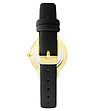 Черен дамски часовник със златист корпус-1 снимка