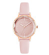 Розов дамски часовник с розовозлатист корпус-0 снимка