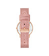 Розовозлатист дамски часовник с розова каишка-1 снимка