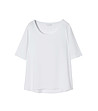 Бяла дамска блуза Orawo-3 снимка