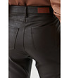 Тъмнокафяв дамски панталон Moria-2 снимка