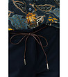 Дамски памучен панталон в тъмносиньо Amiso-2 снимка