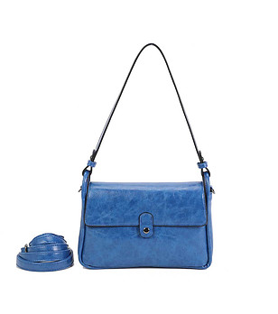 Дамска чанта в синьо Arilyn снимка