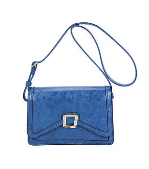 Синя дамска чанта за рамо Alliz снимка