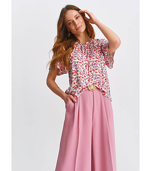 Дамска блуза с флорален принт  снимка