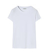 Памучна бяла дамска тениска Kiri-3 снимка