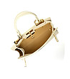 Дамска бежова чанта от естествена кожа Zia-4 снимка
