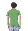 Мъжка памучна тениска в зелен нюанс-1 снимка