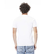 Бяла памучна мъжка тениска-1 снимка