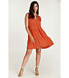 Оранжева рокля без ръкави Lexy-0 снимка