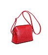 Червена дамска чанта с презрамка Elina-2 снимка