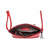 Червена дамска чанта с презрамка Elina-3 снимка