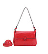 Дамска чанта в червено Arilyn-0 снимка