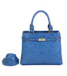 Синя малка дамска чанта Esta-0 снимка