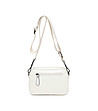 Бяла малка дамска чанта с презрамка Venla-1 снимка