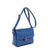 Синя дамска чанта за рамо Azza-2 снимка