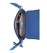 Синя дамска чанта за рамо Azza-3 снимка