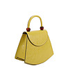 Дамска чанта с нестандартна форма в цвят лайм Indiasa-2 снимка