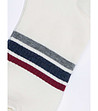 Бели мъжки къси чорапи Trim-1 снимка